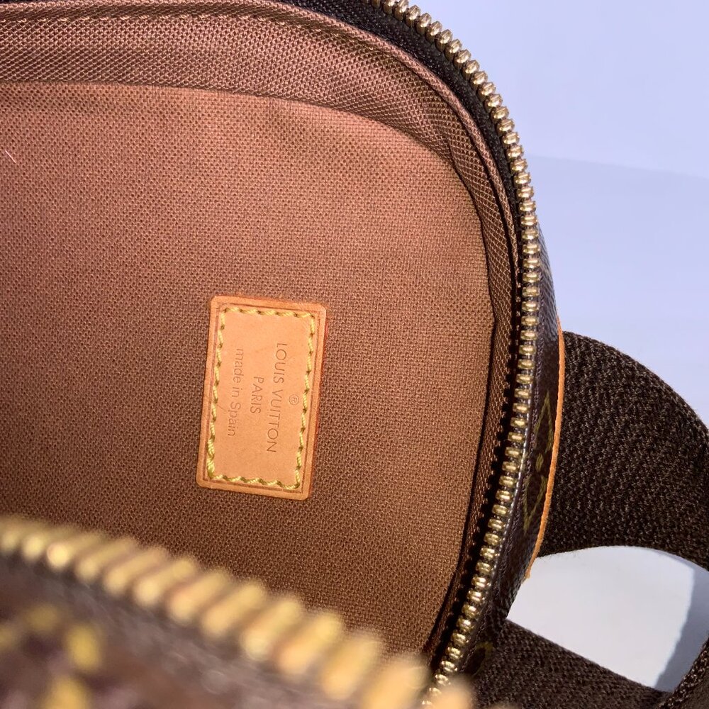 Auth Men's Louis Vuitton Monogram Ganju M51870 Body Bag - Picture 15 of 16